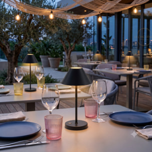 4 Lampe de table NAOMI + Socle de charge