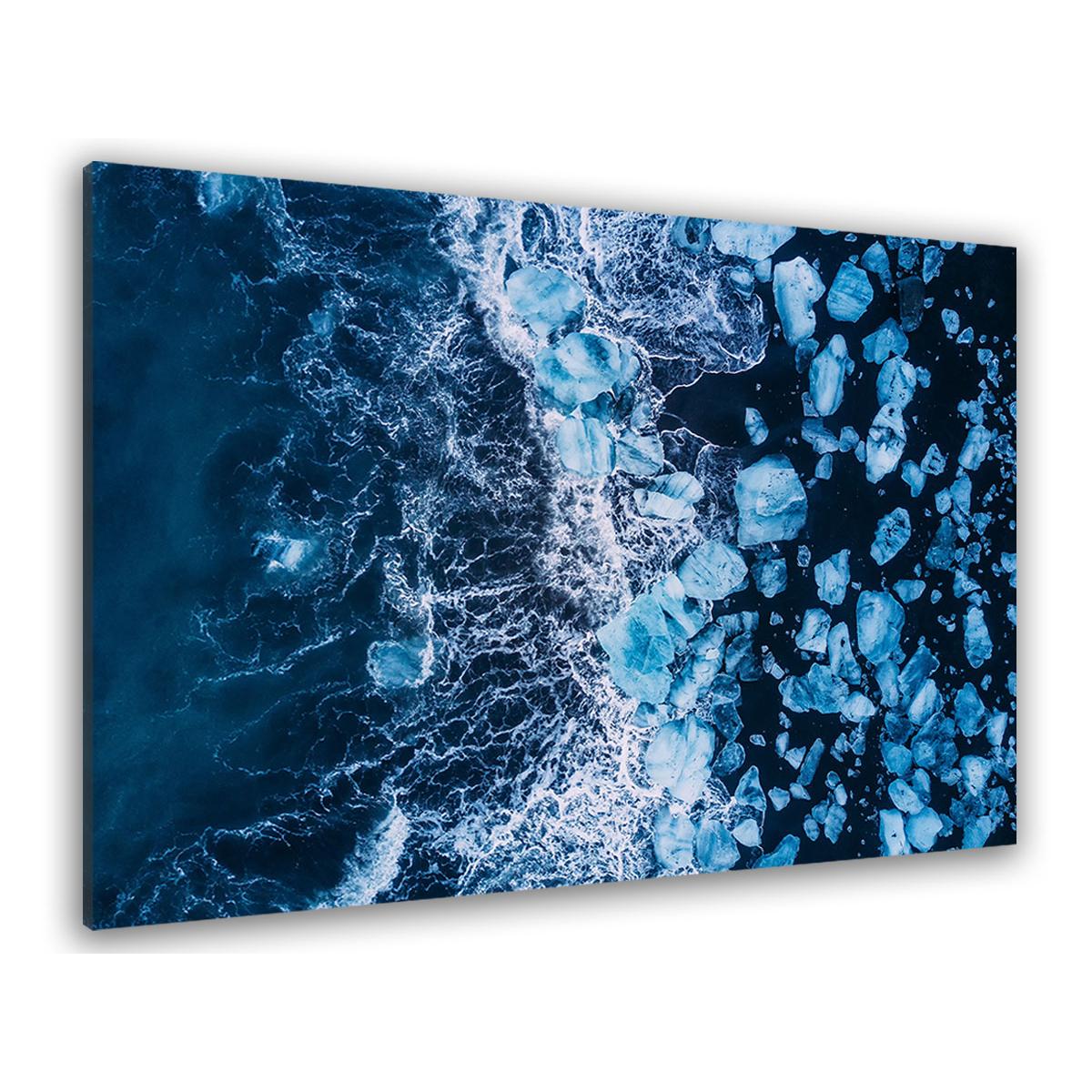 Tableau iceland diamond beach Toile imprimée