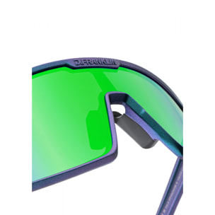 Gafas de Sol Gafas de sol deporte modelo Wind Limited Iridiscent Navy / Green D.Franklin