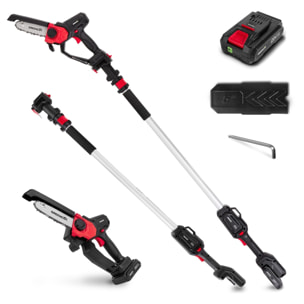 Podadora de altura telescópica batería litio 20V potente y manejable -GREENCUT PP200L