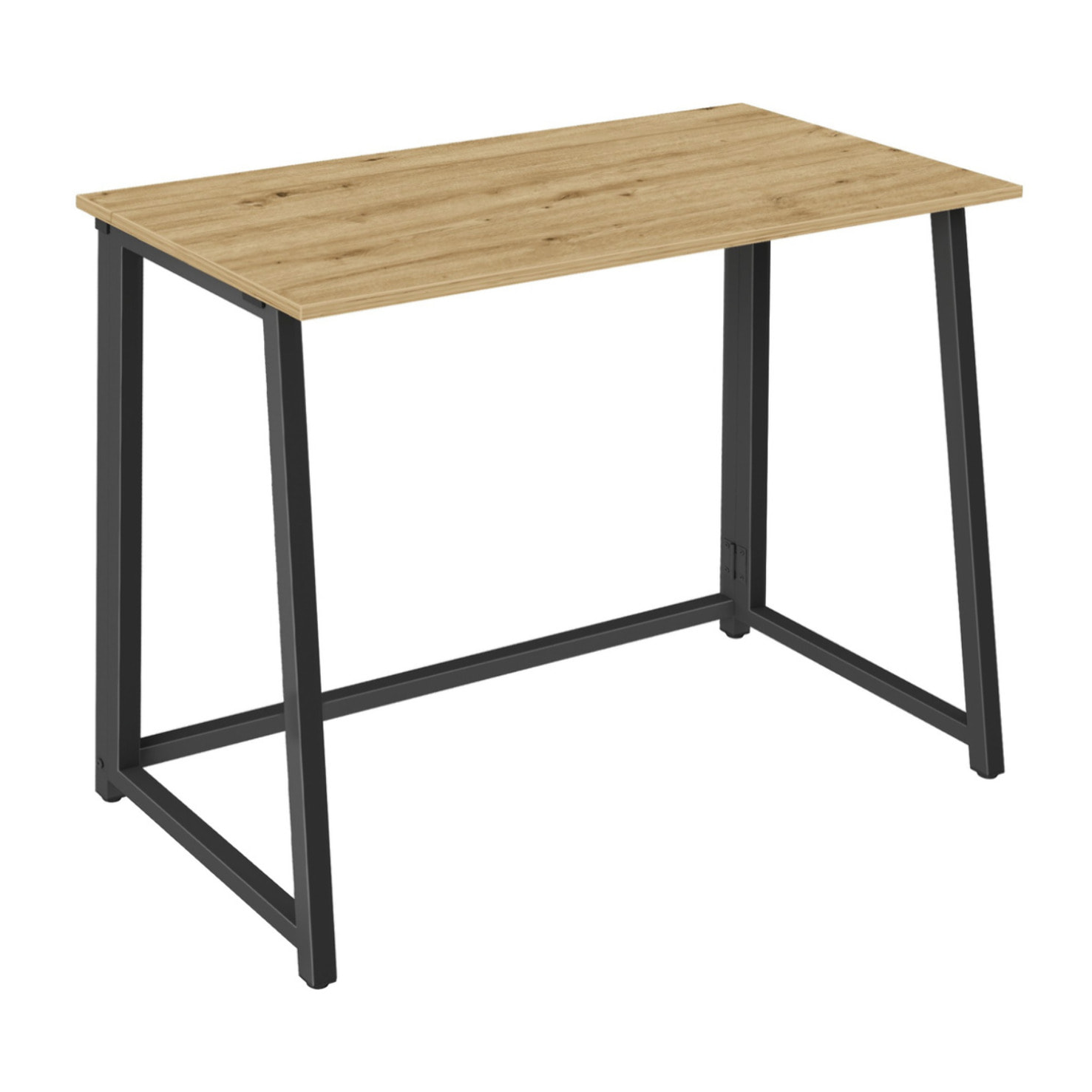 Scrivania per Computer Max 1.0 Rovere Artisan e Acciaio