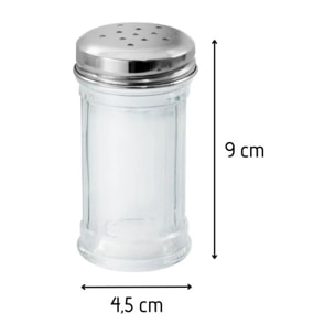 Set de 2 ustensiles de cuisine saupoudreuse en verre Fackelmann Basic