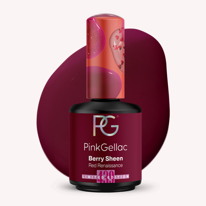 Vernis semi-permanent - 439 Berry Sheen - 15 ml