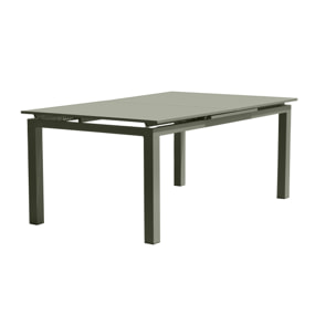 MIAMI - Table de jardin 10 places en aluminium kaki