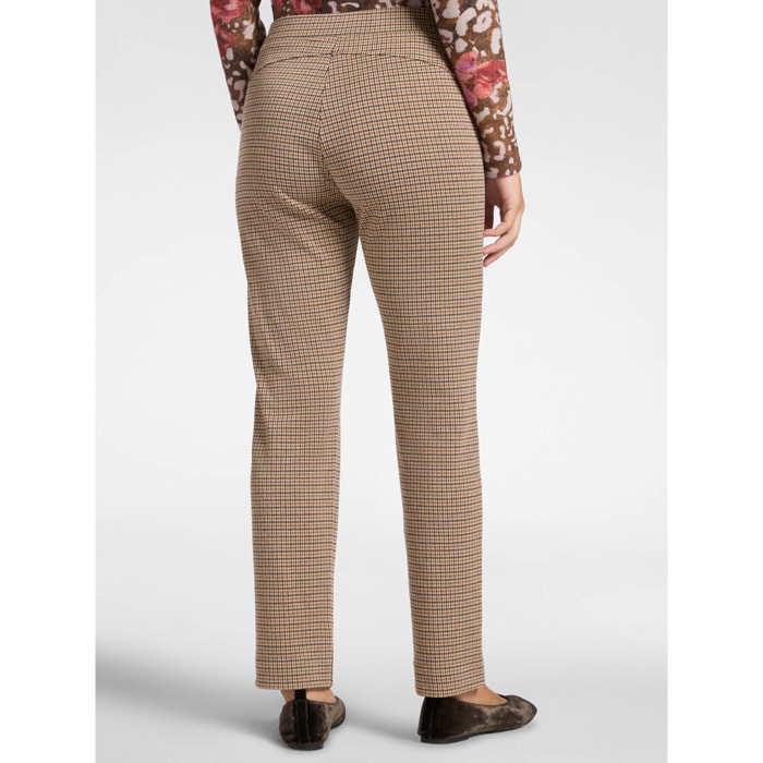 Elena Mirò - Jeggings pull on jacquard - Beige