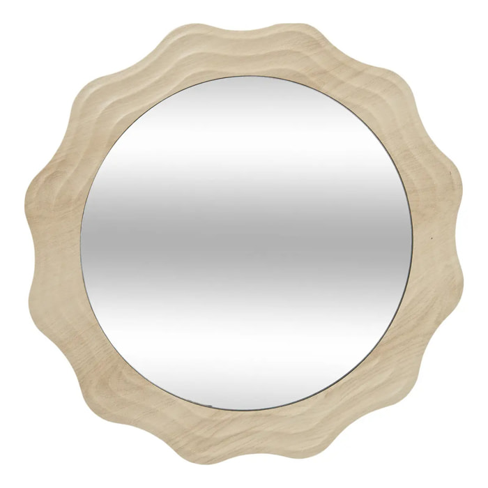 Miroir Charlie D55cm beige