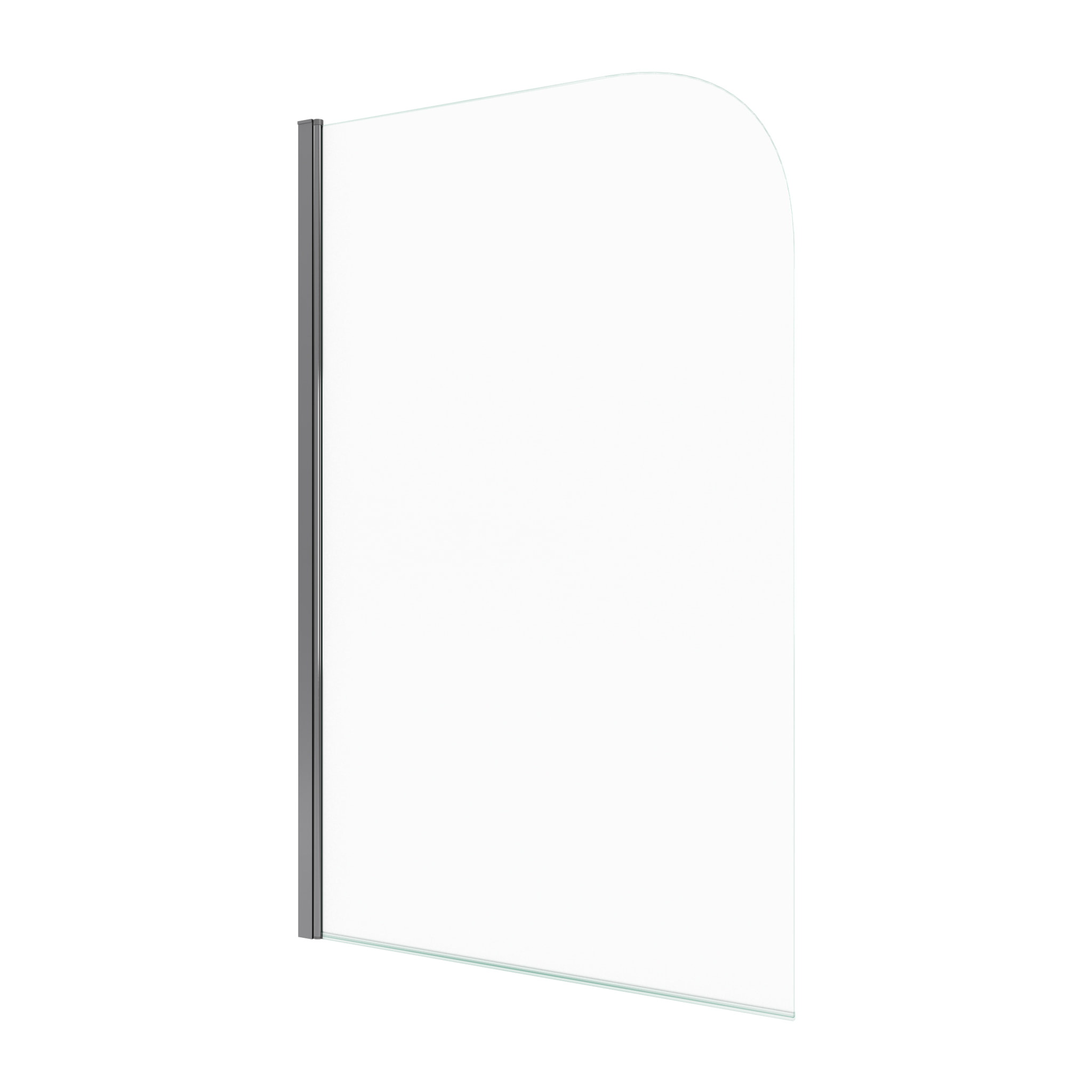 PARE BAIGNOIRE PIVOTANT 130x75cm PROFILE ALUMINIUM CHROME - VELA CHROME