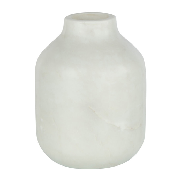 J-Line vase Bouteille Marbre - pierre - blanc - large - Ø 11 cm
