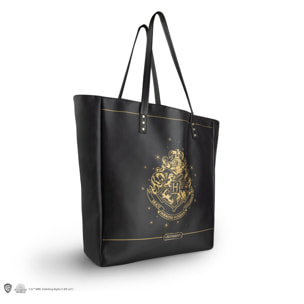 Harry Potter Borsa Nera con Logo Hogwarts Cinereplicas