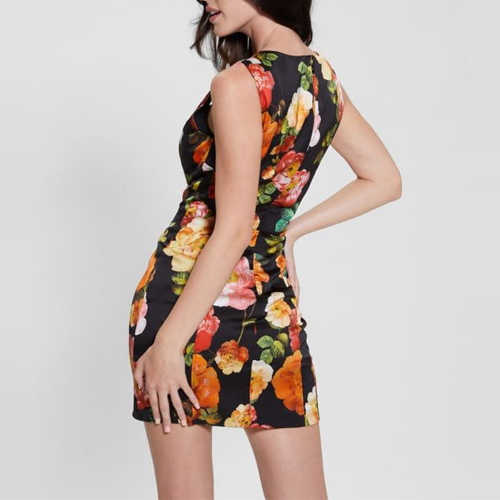 Robe Alivia - coupe moulante - multicolore