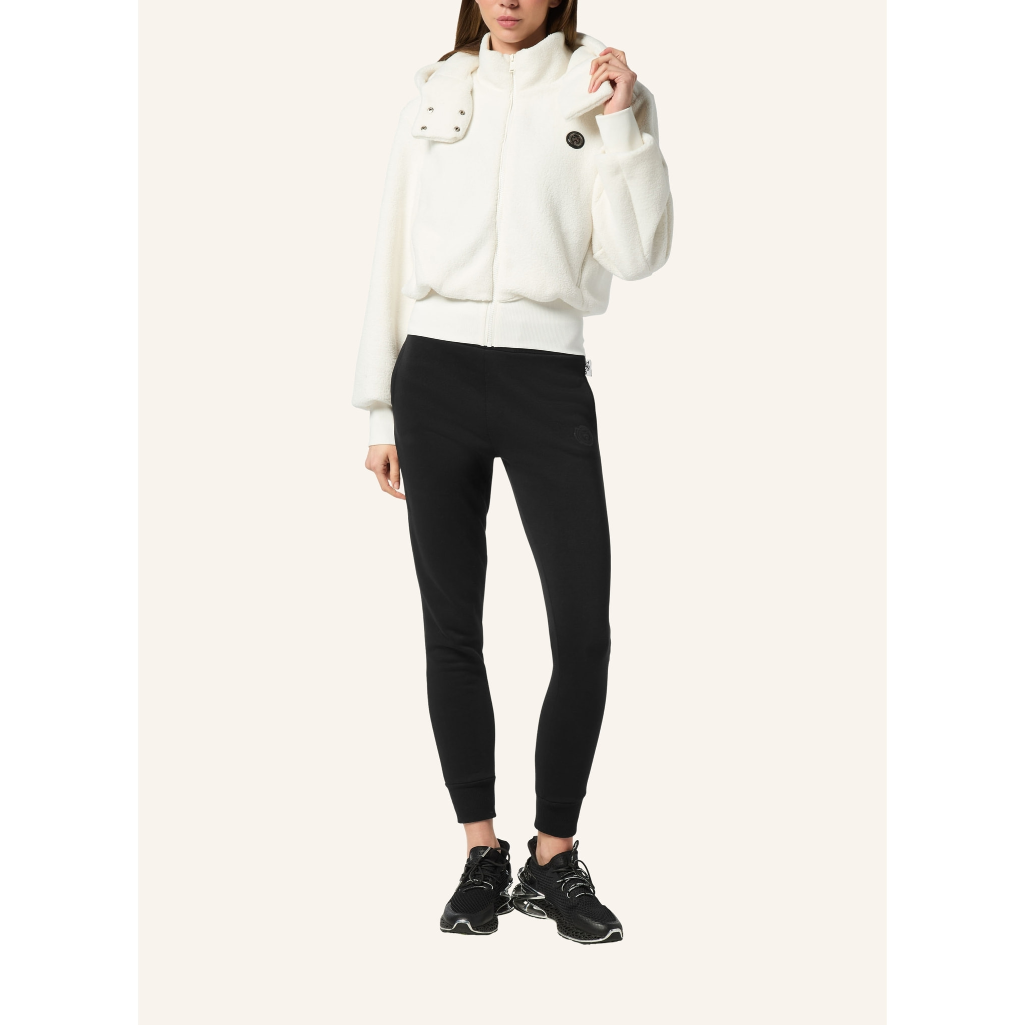 PLEIN SPORT Sudadera con cremallera y capucha