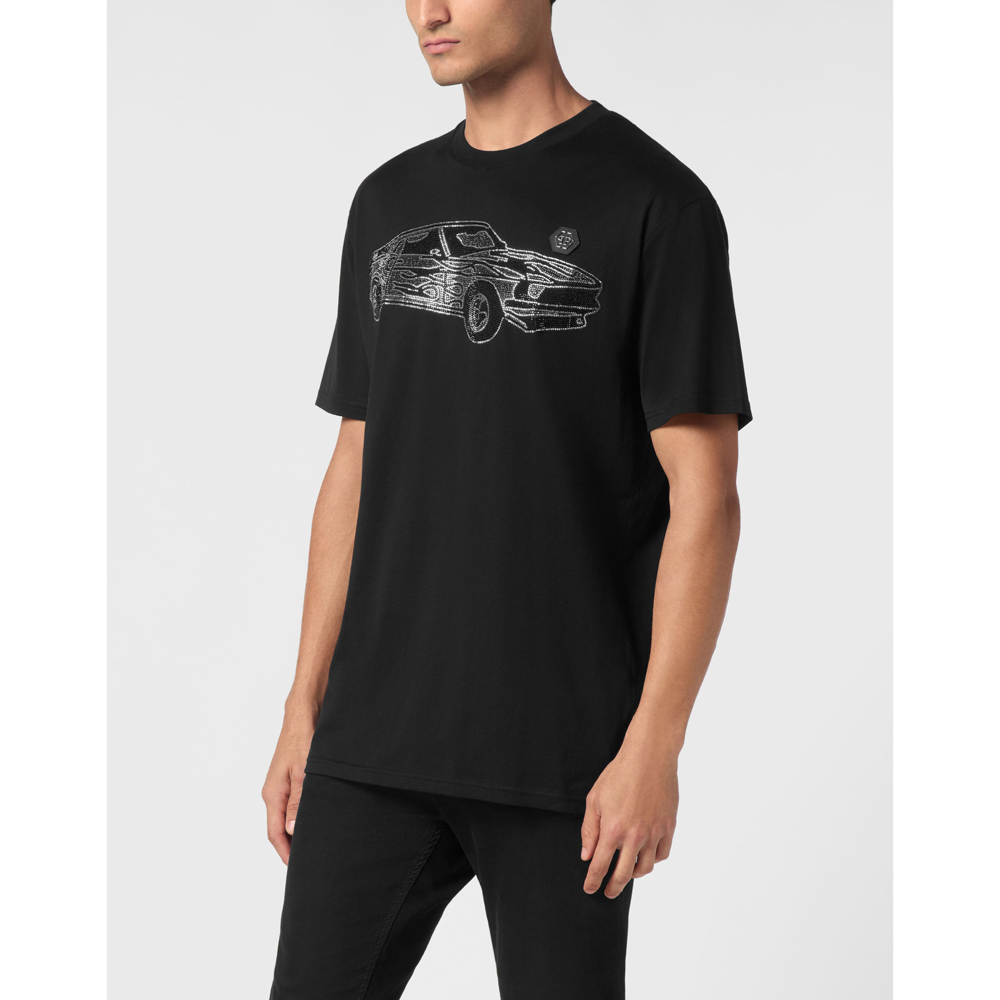 PHILIPP PLEIN Camiseta Cuello Redondo RACING