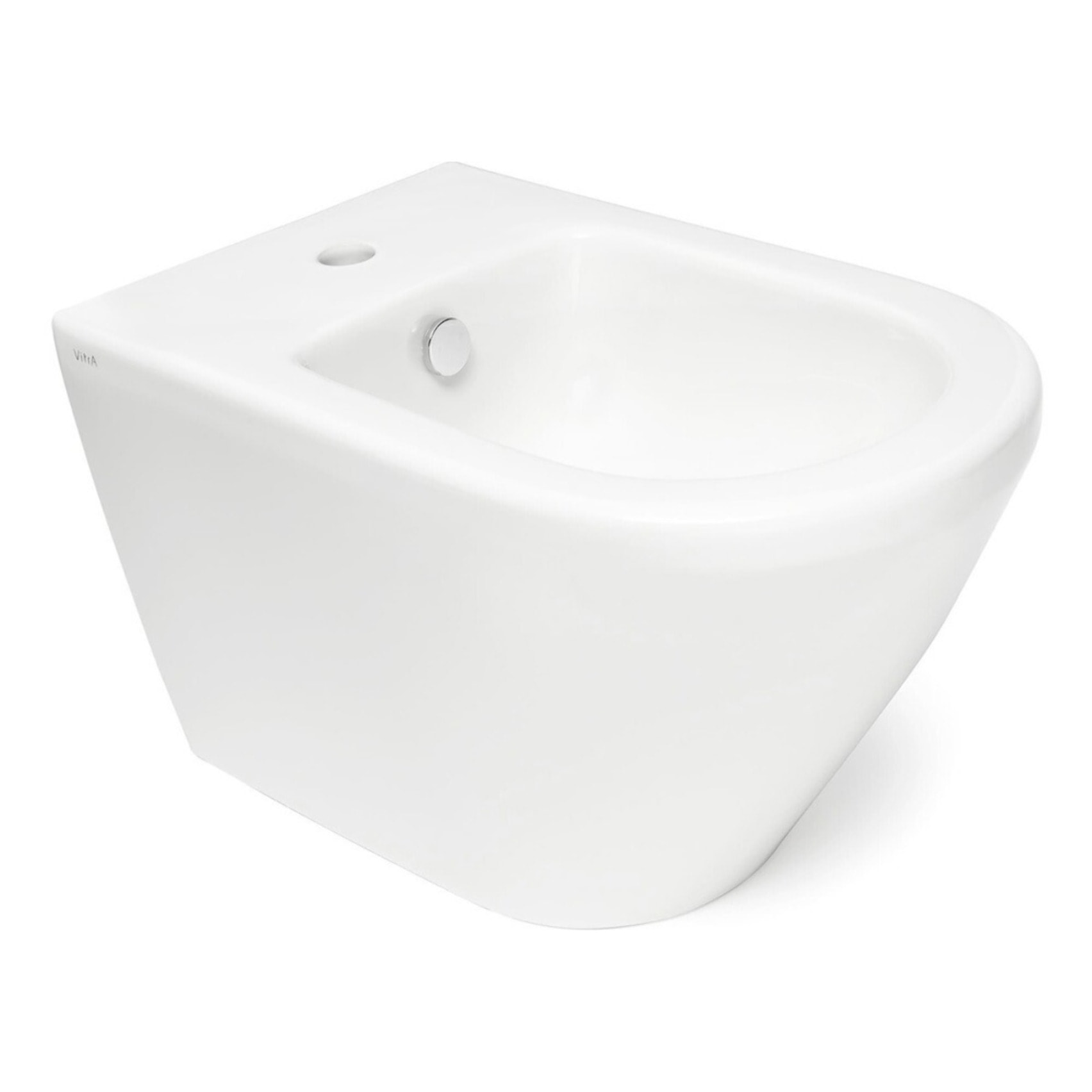 Vitra Integra bidet suspendu 35,5x54 cm + trop-plein + Swiss Aqua Technologies Project mitigeur monocommande (7042-0288SATBS235)