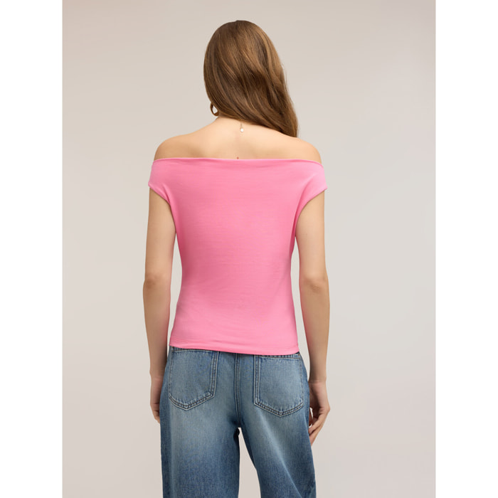 Motivi - Top off-shoulders - Rosa