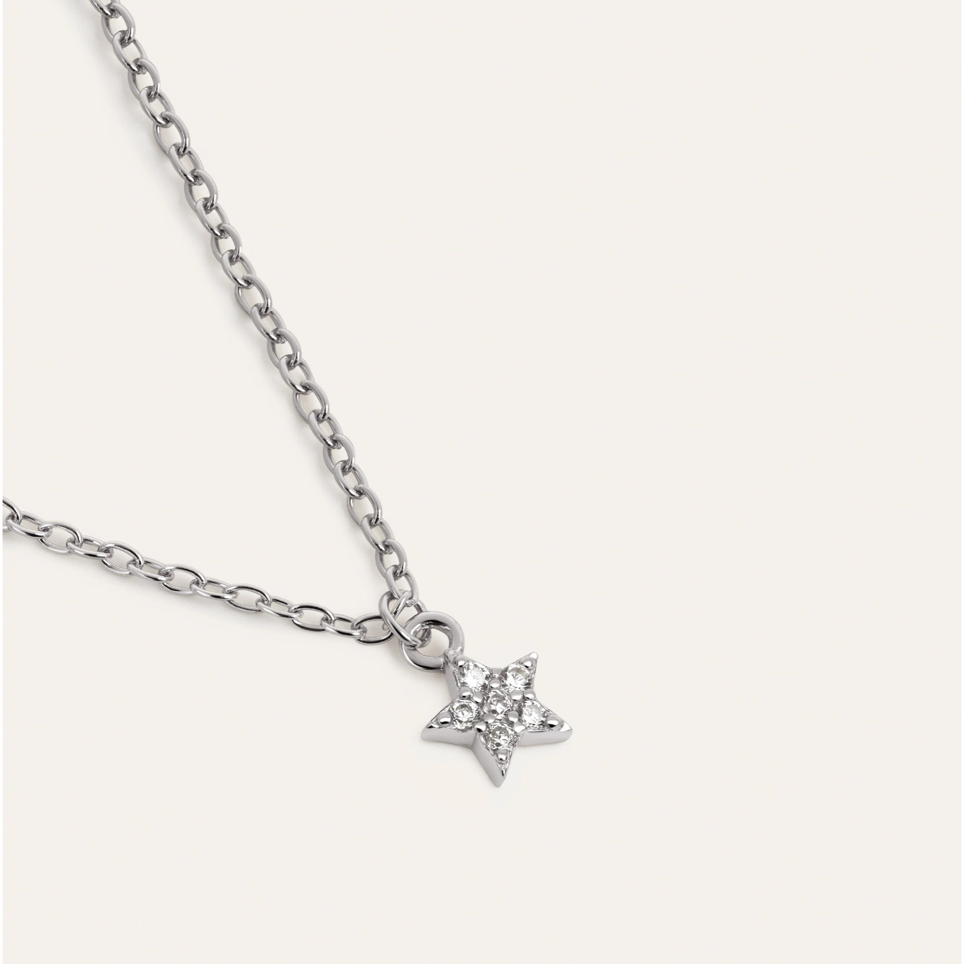 Collana Polaris Star in Argento