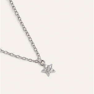 Collana Polaris Star in Argento