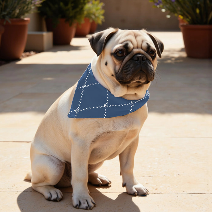 Pack de 2 bandanas pour animaux Benicassim Marine
