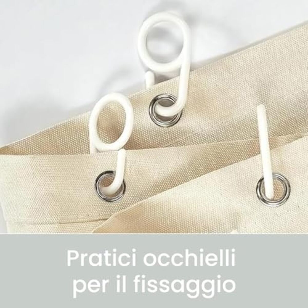 Intrecci Tenda da Sole Impermeabile per Verande e Balconi con Occhielli, Righe Blu
