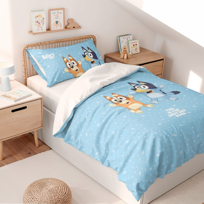 Funda nordica BLUEY + funda almohada 45x125