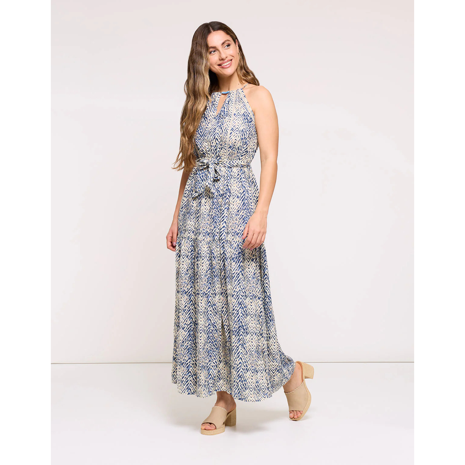 Vestido Largo Azul - Solea