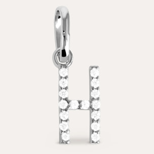 Charm Letter Spark in Argento