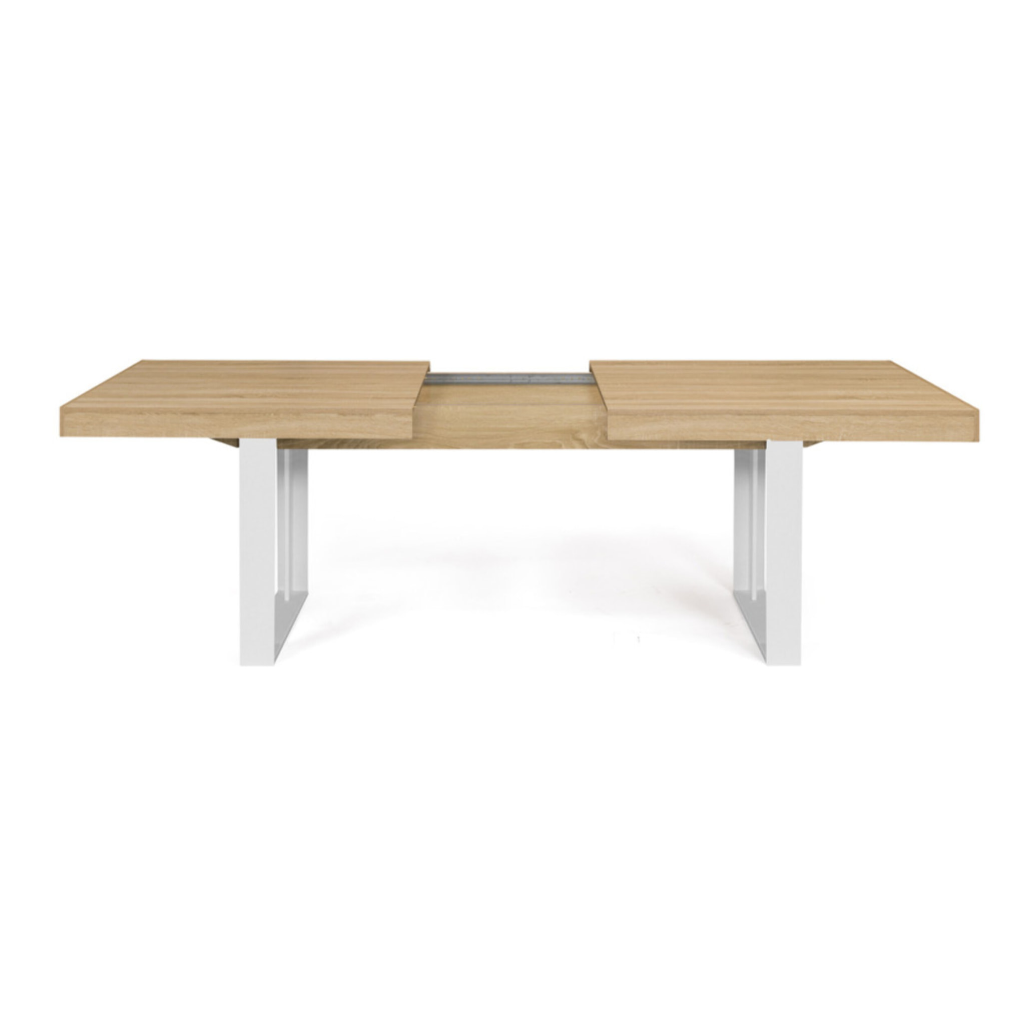 Tables à manger extensibles Brixton - Bois - Blanc