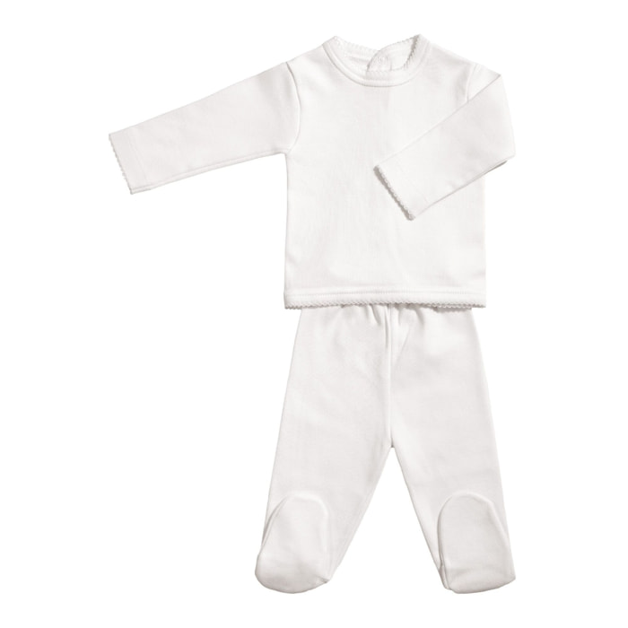 Conj, Jubon M/L Polaina Beige Talla Nac