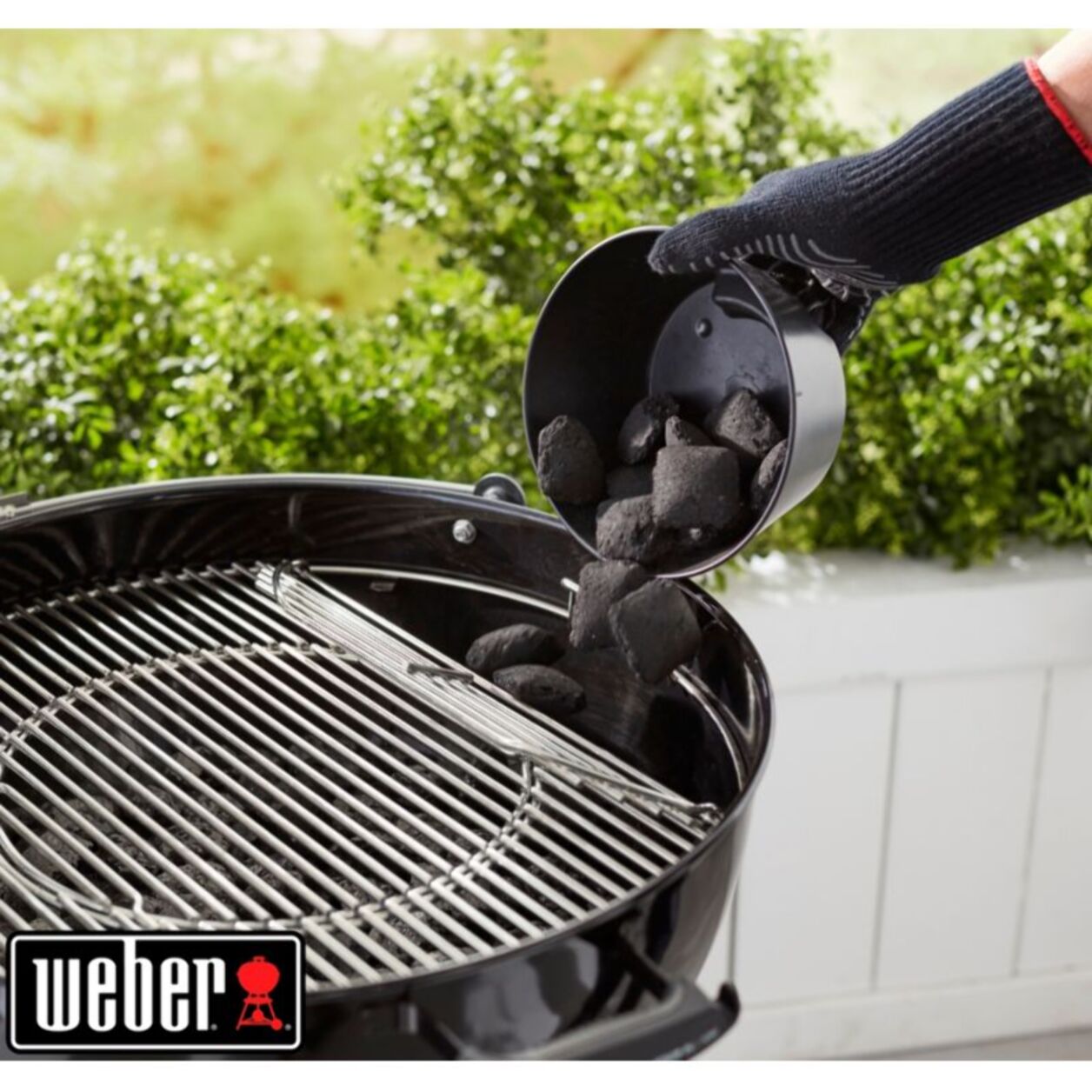 Grille barbecue WEBER de cuisson Gourmet en acier inox 57 cm