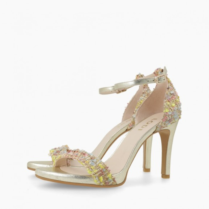 SANDALIAS DORADAS IGOR-X