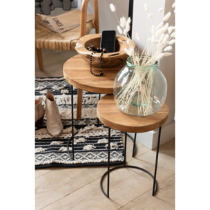 J-Line vase - verre - transparent - Ø 21 cm