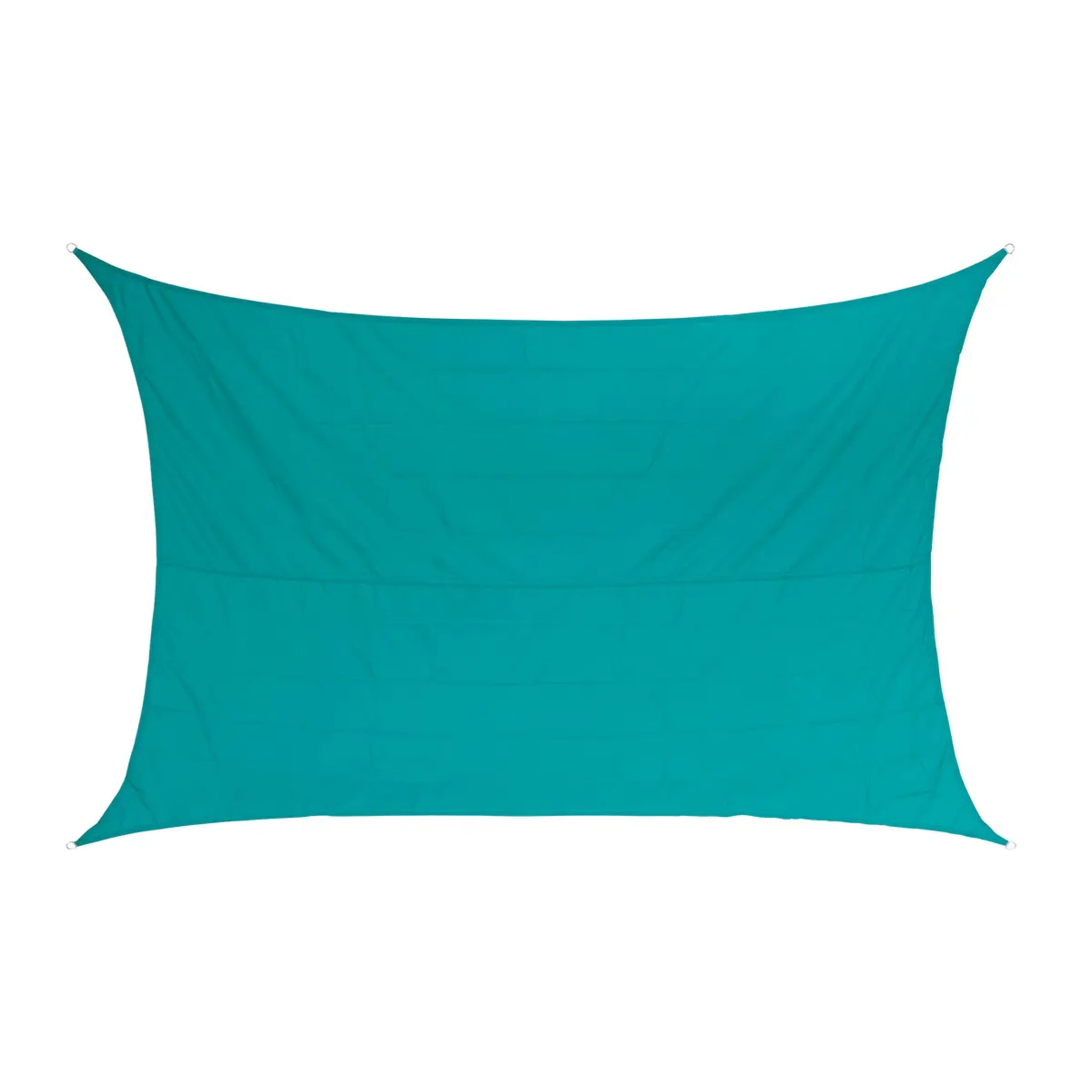 Voile d'ombrage rectangulaire "Curacao" émeraude 4x3m en polyester