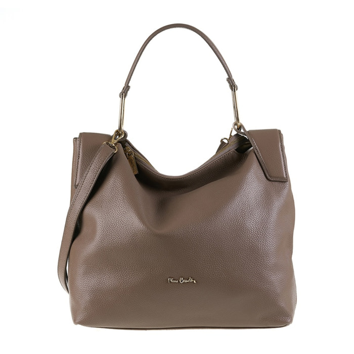 Borsa a spalla da donna Made in Italy - Modello Lyra Elite - 100% pelle - 33.0 x 30.0 x 12.0 cm