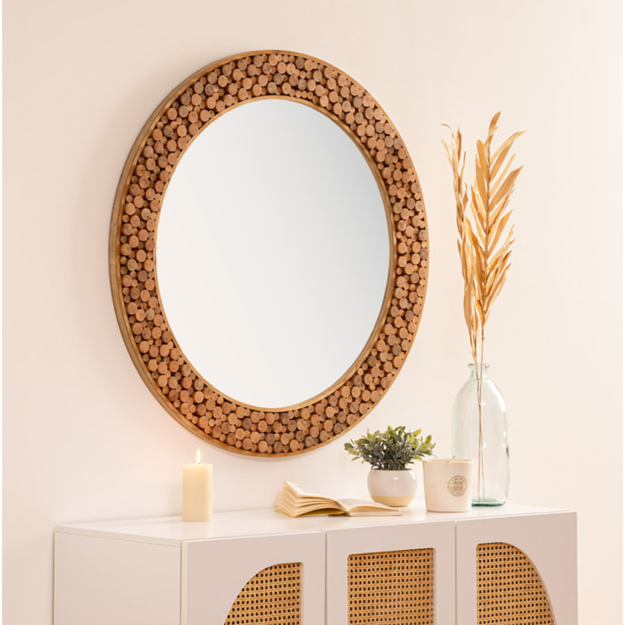 Miroir Anoki bois D99cm