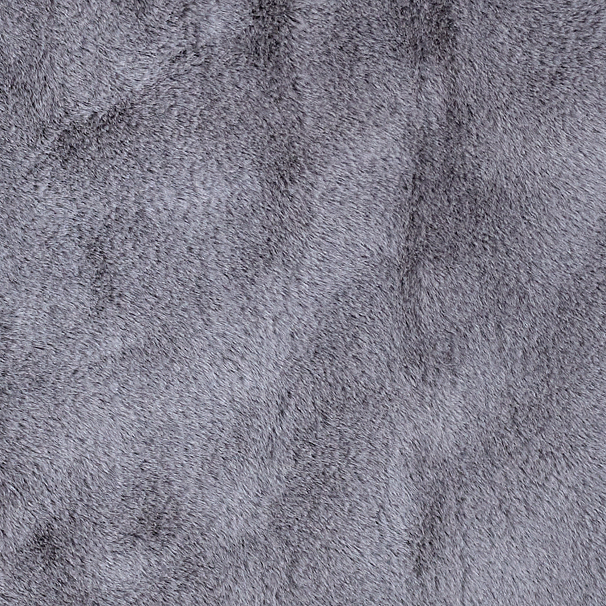 Tapis Imitation Fourrure Fin Gris 120x170cm