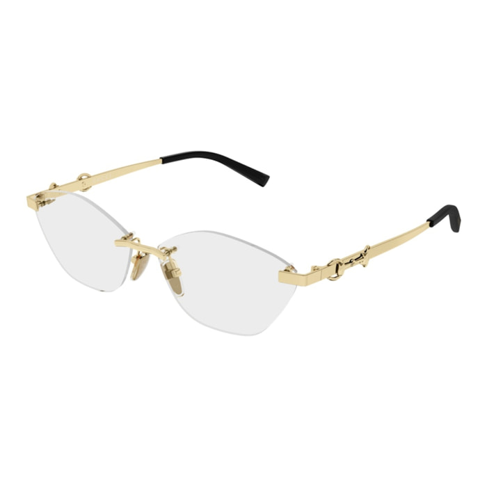 Gafas de Vista Gucci GG2050O-002 de Metal Mujer 59 mm