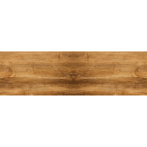 Rouleau revêtement adhésif vinyle au mètre - Sticker lavable Cuisine Meuble Armoire Porte - BOIS CARAMEL