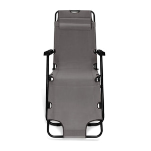 Fauteuils de jardin Relax double position - lot de 2