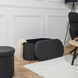 COFFRE BANC PLIABLE NOIR PILLS
