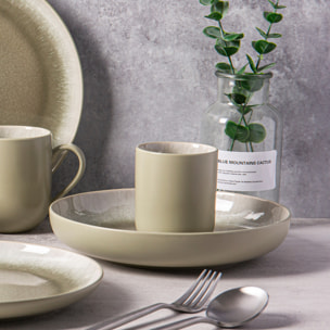 Lot de 4 tasses vert - "Iris"