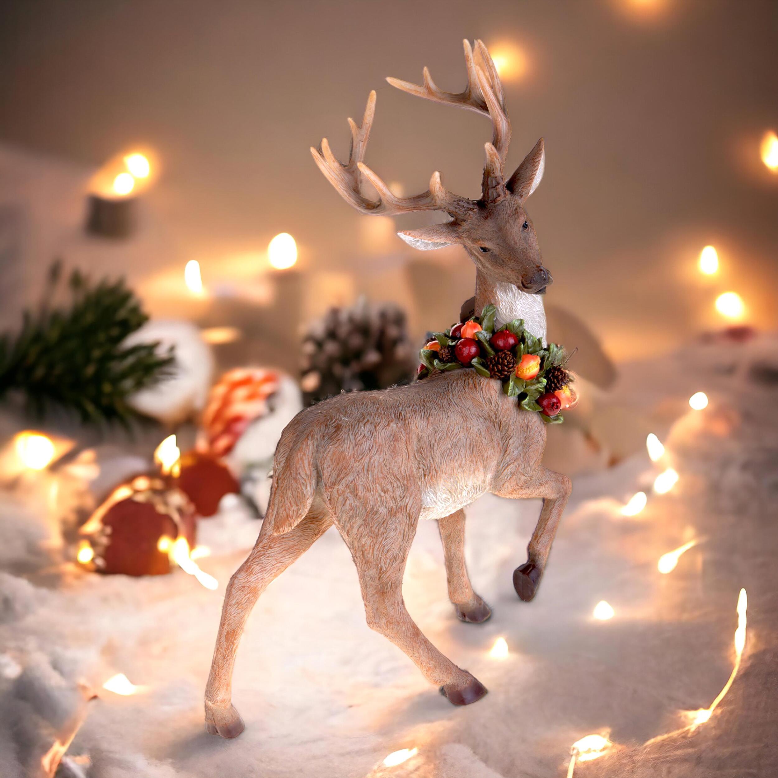 Renna - Pezzi 1 - 35,5xH53x18cm - Bianchi Dino SpA