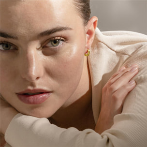 Pendientes Lux by Lux acabados oro amarillo 18k