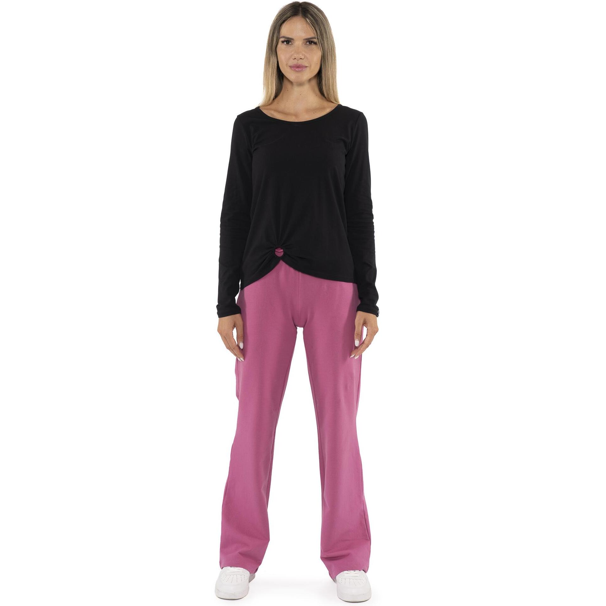 T-shirt a manica lunga da donna 'Black Ring'