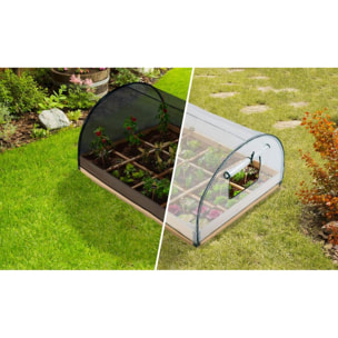 Bâche de rechange été/hiver pour serre aroma 115 cm - lot de 2