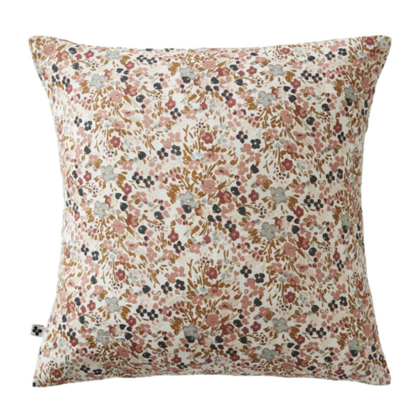 Lot de 2 taies d'oreiller 60x60 cm en gaze de coton - CAPUCINE