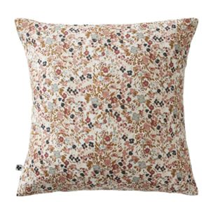Lot de 2 taies d'oreiller 60x60 cm en gaze de coton - CAPUCINE