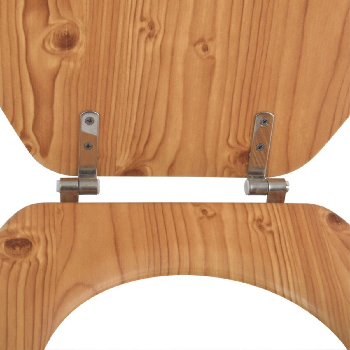 Abattant wc MDF en Décor Pin Marron - Charnières Inox MSV