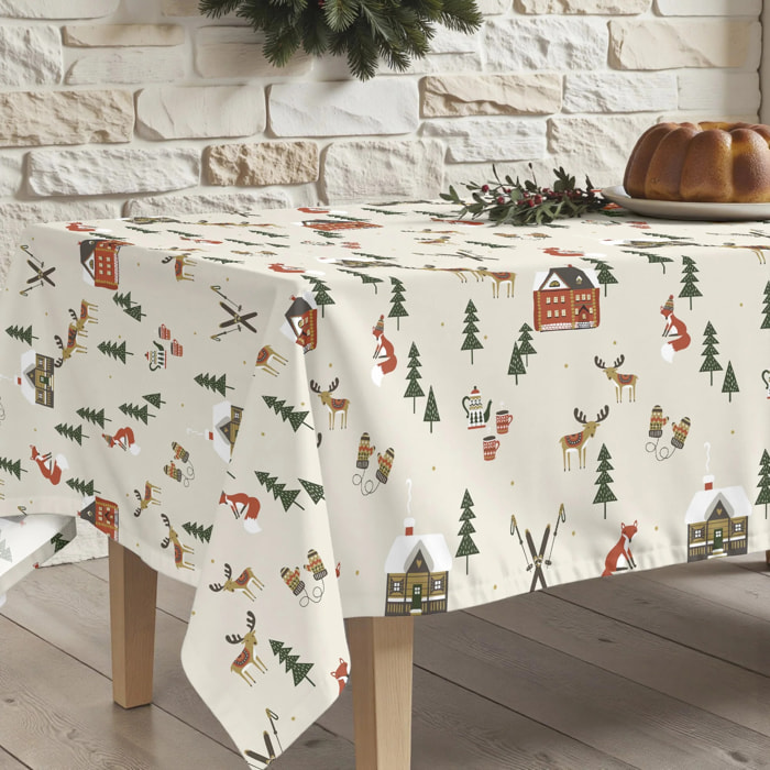Nappe en résine Anti-tâches Merry Christmas 38