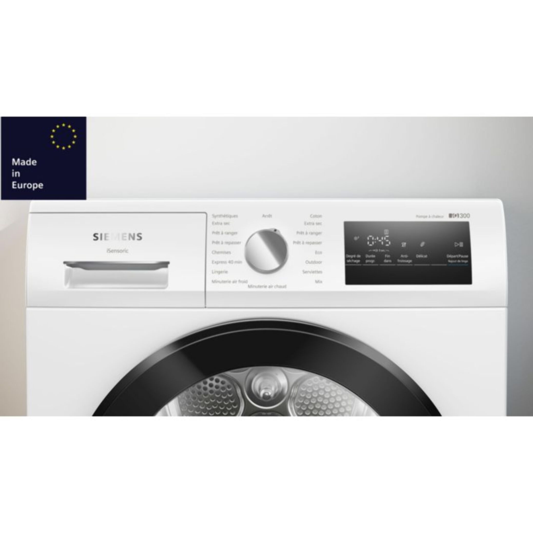 Sèche linge pompe à chaleur SIEMENS WT45H00BFR