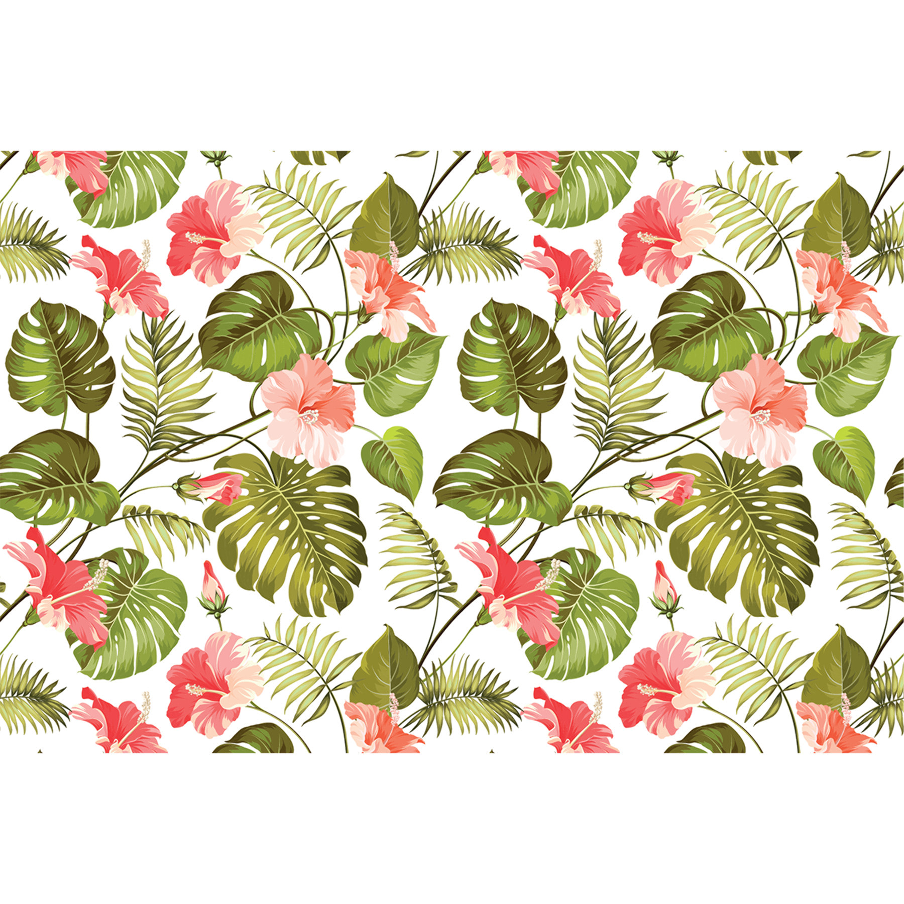 Sticker meuble tropical dewario 60 x 90 cm