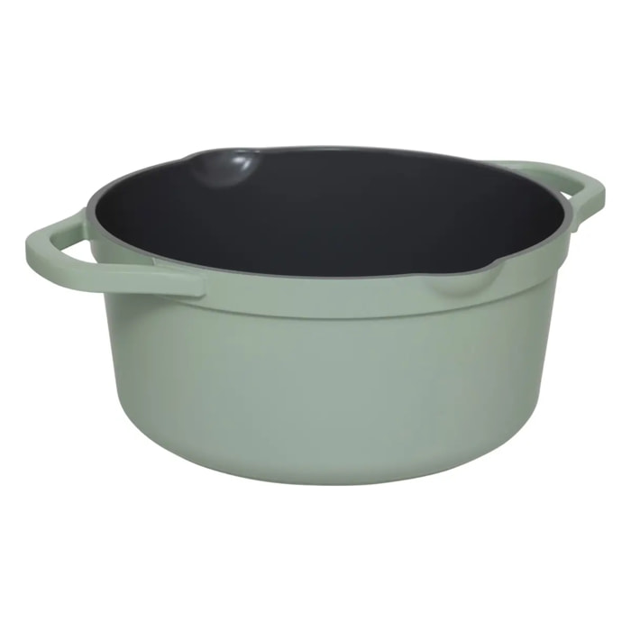 Faitout "Horizon" en aluminium forgé vert D24cm